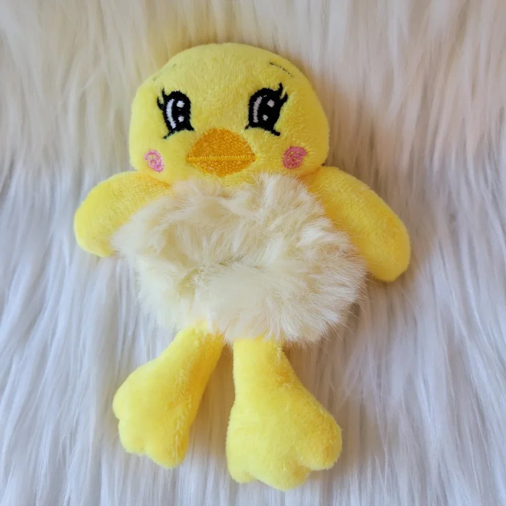 Set of 2 Plush Duck Scrunchies